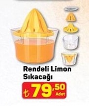 Rendeli Limon Sıkacağı Adet