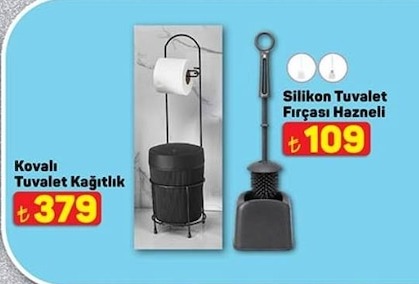 Silikon Tuvalet Fırçası Hazneli