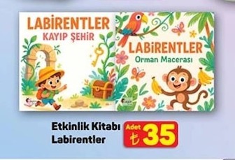 Etkinlik Kitabi Labirentler