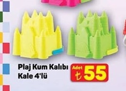Plaj Kum Kalibi Kale 4'Lü