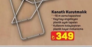 Kanatlı Kurutmalık 18 M