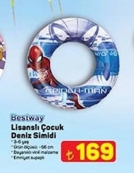 Bestway Lisanslı Çocuk Deniz Simidi