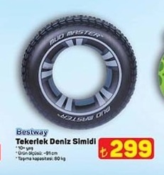 Bestway Tekerlek Deniz Simidi