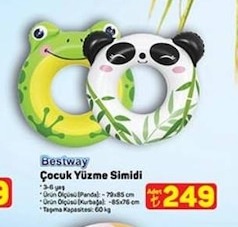 Bestway Çocuk
Yüzme Simidi (Panda)