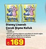 Disney Lisanslı
Çocuk Şişme Kolluk