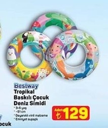 Bestway Tropikal
Başlı Çocuk
Deniz Simidi