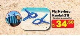 Plaj Havlusu Mandalı 2'Li