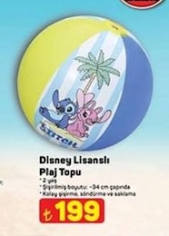 Disney Lisanslı Plaj Topu