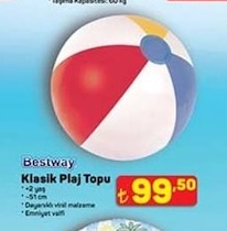 Bestway Klasik Plaj Topu