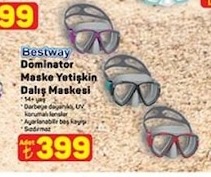 Bestway Dominator Maske Yetişkin Dalış Maskesi