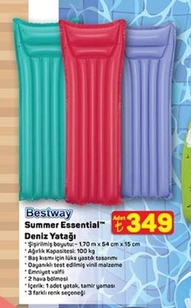 Bestway Summer Essential Deniz Yatağı 1 Adet