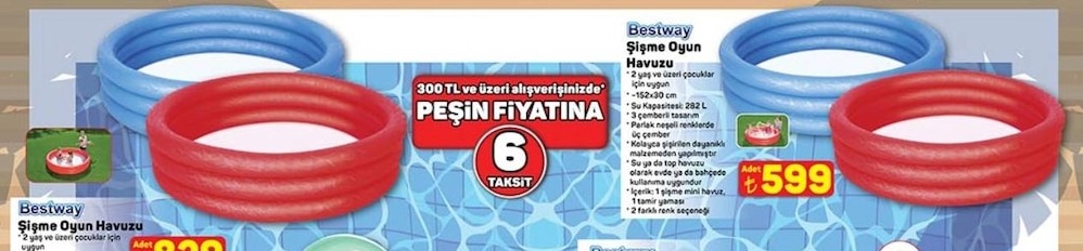 Bestway Şişme Oyun Havuzu
