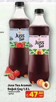 Juss Tea Aromalı Soğuk Çay 1,5 L