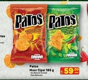Patos Mısır Cipsi 185G