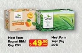 Mest Form Kayısılı Bitki Çayı 20'Li