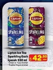 Lipton Ice Tea Sparkling Gazlı İçecek 330 Ml