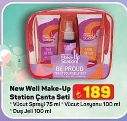 New Well Make-Up Station Çanta Seti