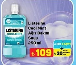 Listerine Cool Mint Ağız Bakım Suyu 250Ml