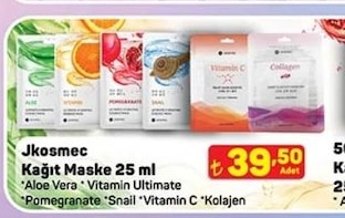 Jkosmec Kağıt Maske 25 Ml
