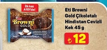 Eti Browni Gold Çikolatalı Hindistan Cevizli Kek 45 G