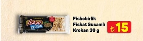 Fiskobirlik Fiskat Susamlı Krokan 30 G