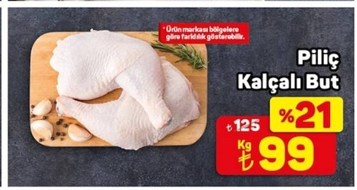 Piliç Kalçalı But Kg