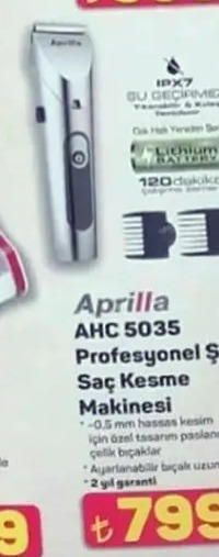 Aprilla Aho 5035 Profesyonel Saç Kesme Makinesi