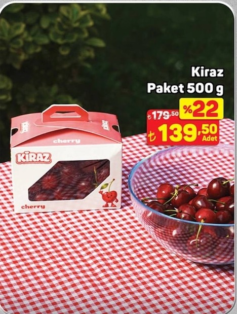 Kiraz Paket 500G