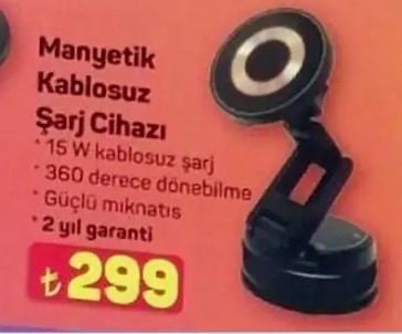Manyetik Kablosuz Şarj Cihazı