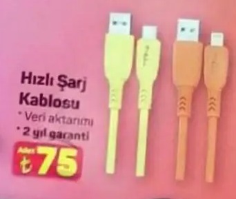 Hızlı Şarj Kablosu