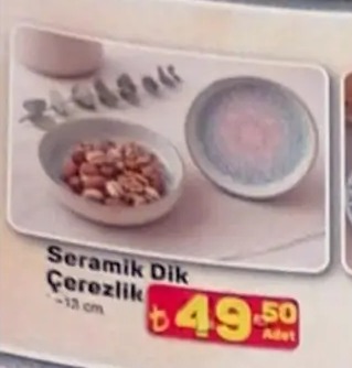 Seramik Dik Çerezlik 13 Cm