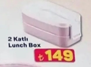 2 Katlı Lunch Box