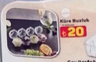 Küre Buzluk 4'Lü Set