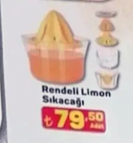 Rendeli Limon Sıkacağı