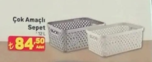 Çok Amaçlı Sepet 12 L
