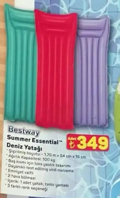 Bestway Summer Essential Deniz Yatağı