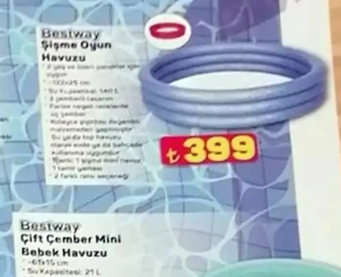 Bestway Şişme Oyun Havuzu 122X25 Cm