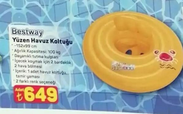 Bestway Yüzen Havuz Koltuğu 152X99 Cm