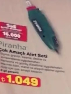 Piranha Çok Amaçlı Alet Seti