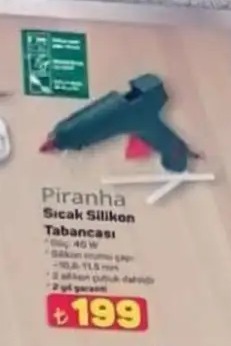 Piranha Sıcak Silikon Tabancası
