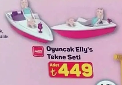 Oyuncak Elly'S Tekne Seti 1 Adet