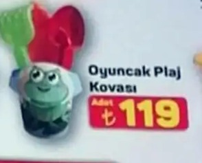 Oyuncak Plaj Kovası