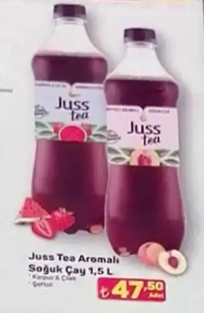 Juss Tea Aromalı Soğuk Çay 1,5 L