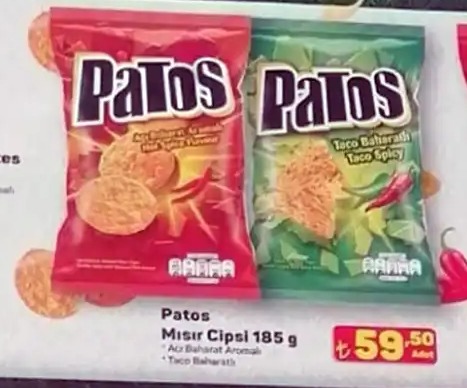 Patos Mısır Cipsi 185 G
