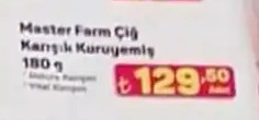 Master Farm Çiğ Karışık Kuruyemiş 180G