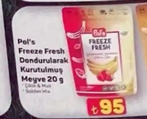 Pol'S Freeze Fresh Dondurularak Kurutulmuş Meyve 20G