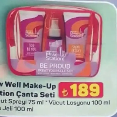 Make-Up Station Çanta Seti