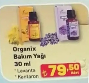 Organix Bakım Yağı 30 Ml