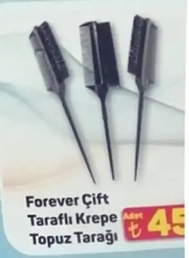 Forever Çift Taraflı Krepe Topuz Tarak
