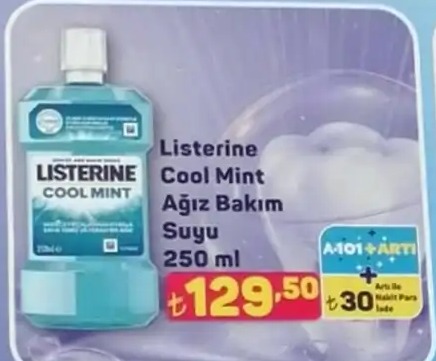 Listerine Cool Mint Ağız Bakım Suyu 250Ml